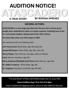 Auditions for Atascadero: A True Story