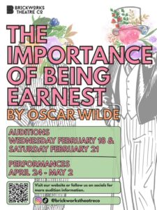 Auditions for The Importance of being Earnest