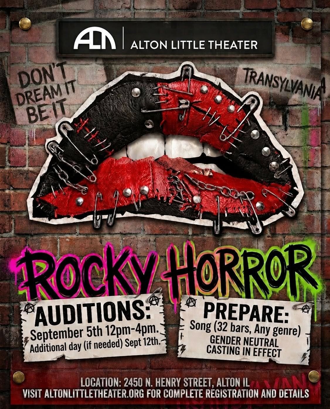 Auditions for The Rocky Horror Picture Show